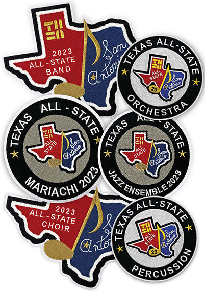 ILMEA All State Custom EMBROIDERED PATCH- Years 2016 through 2022