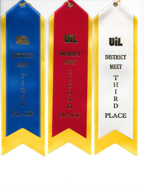 red first place ribbon