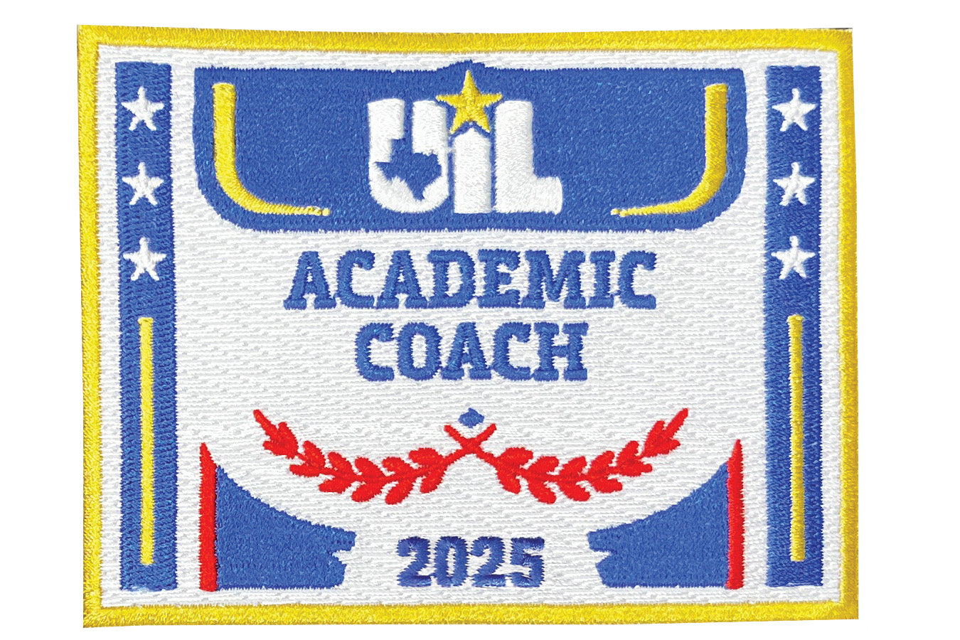 2025 and 2024 UIL Academic Coach Coordinator Patches