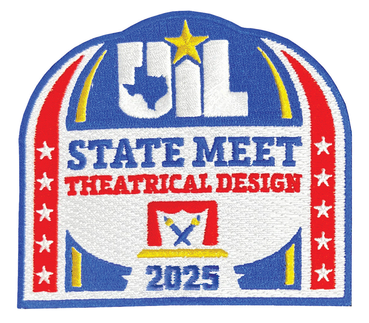 2025 and 2024 UIL State Meet Theatrical Design Patches