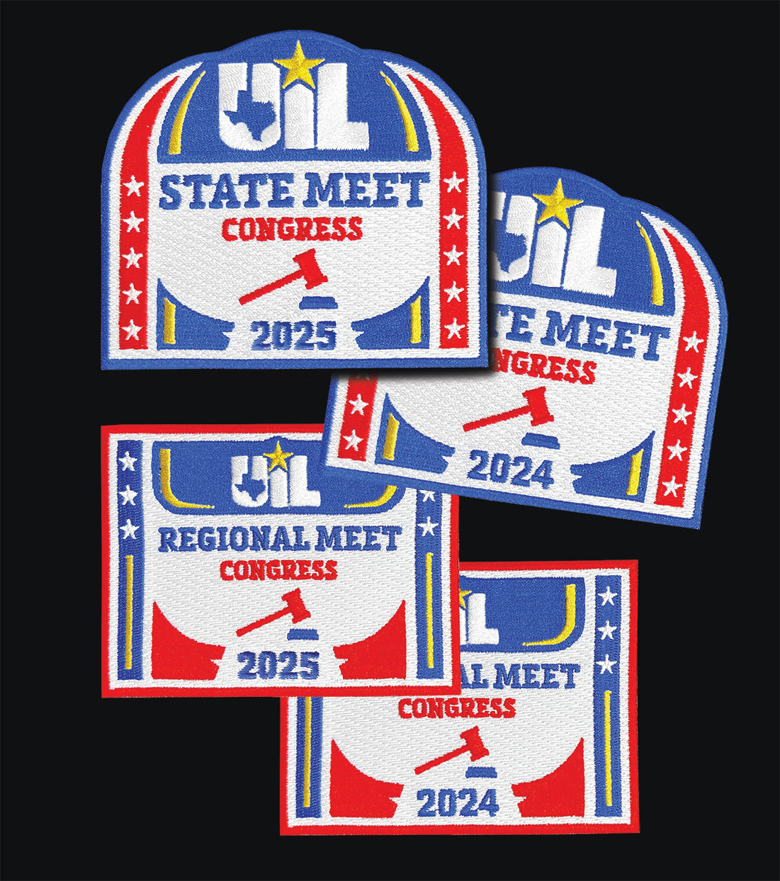 2025 and 2024 Congress State and Regional Patches