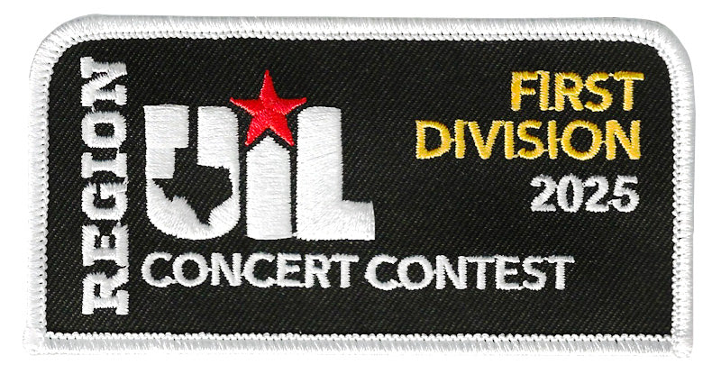 UIL Region Concert & Sight Reading Patches