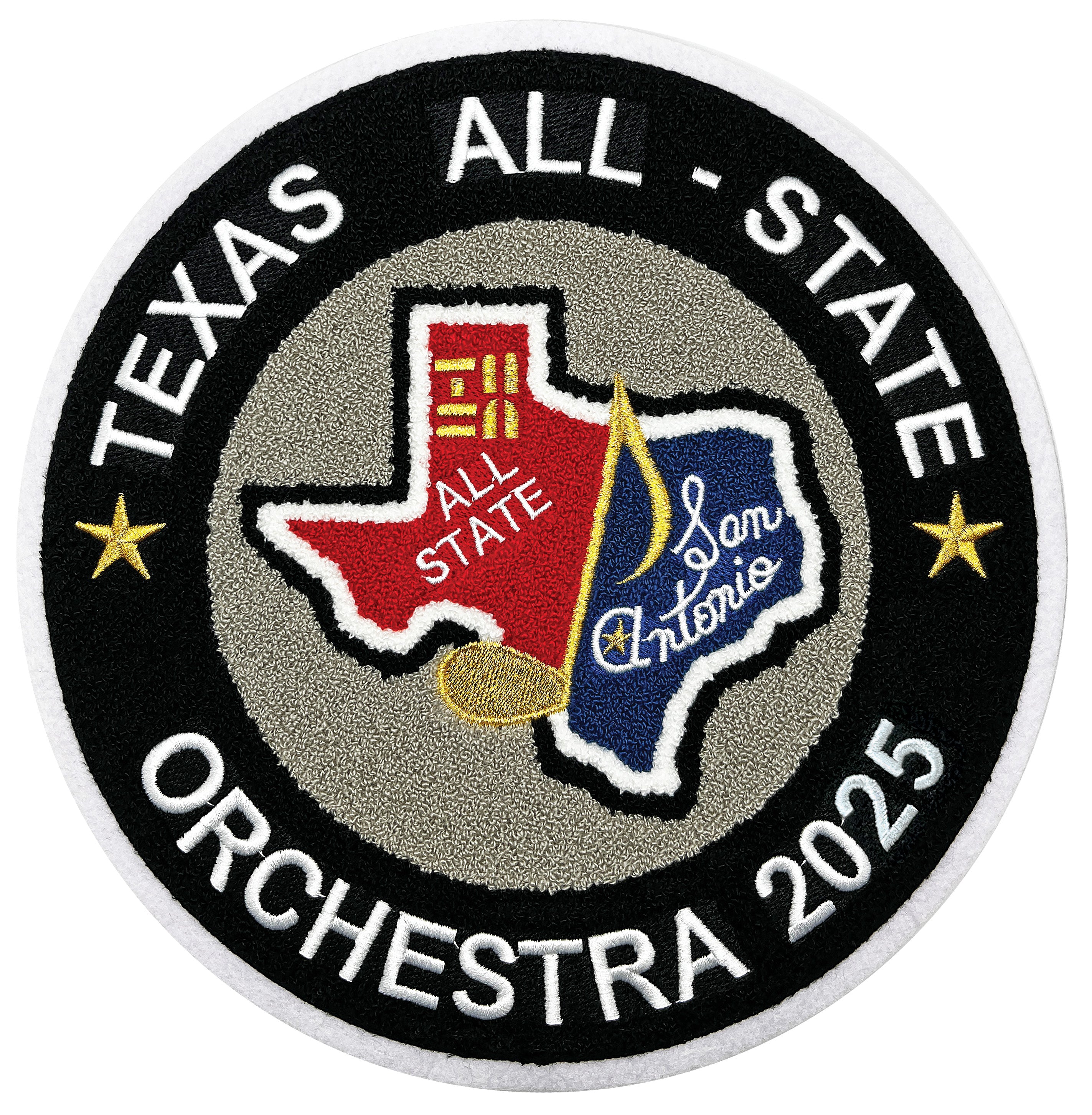 2025 TMEA All-State Patches (Chenille and Embroidered )