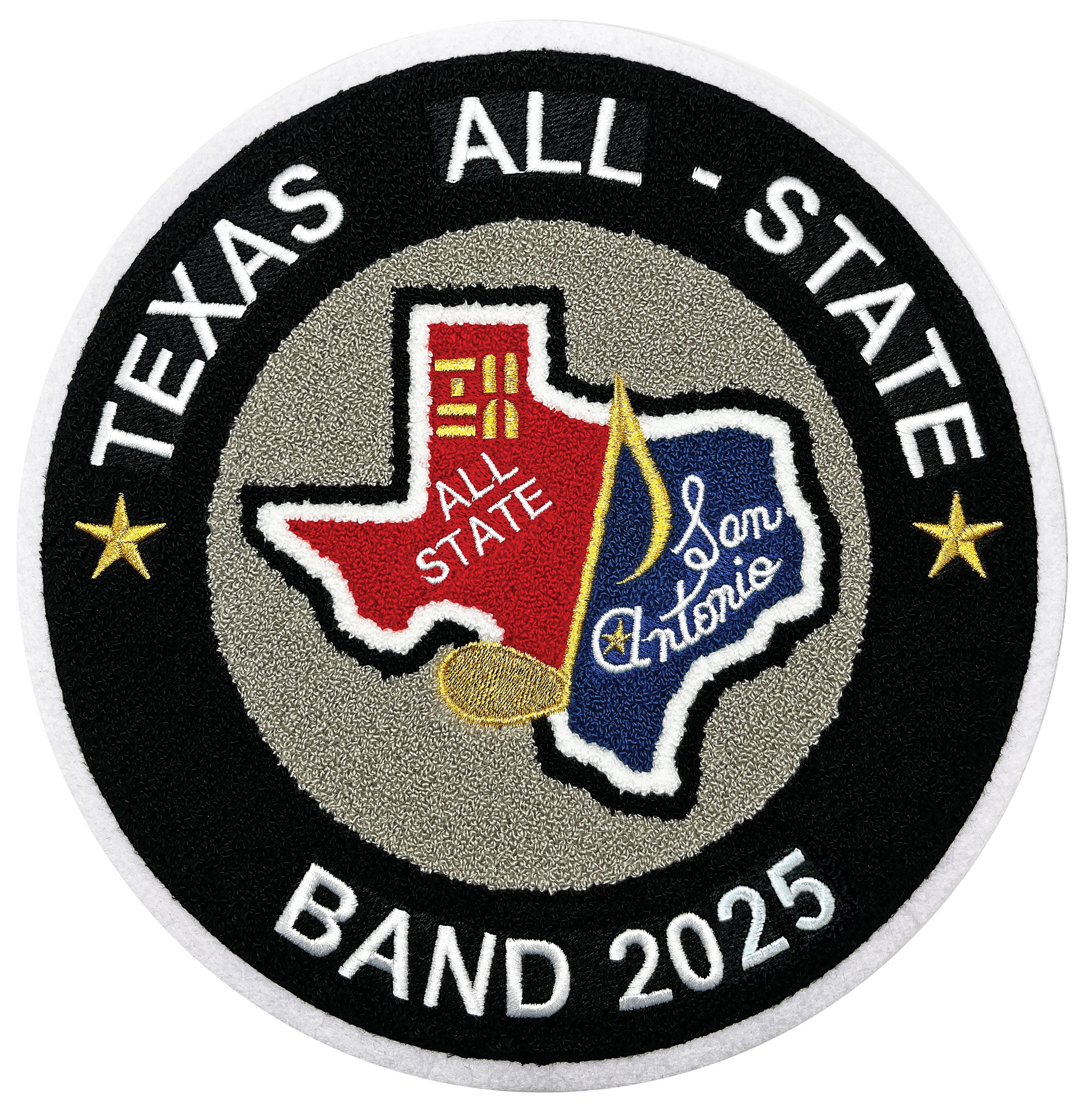 2025 TMEA All-State Patches (Chenille and Embroidered )