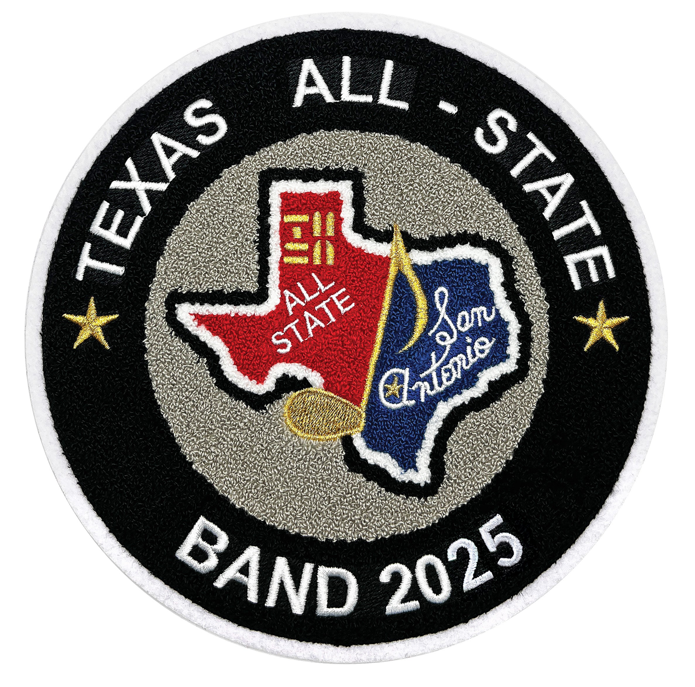 2025 TMEA All-State Patches (Chenille and Embroidered )