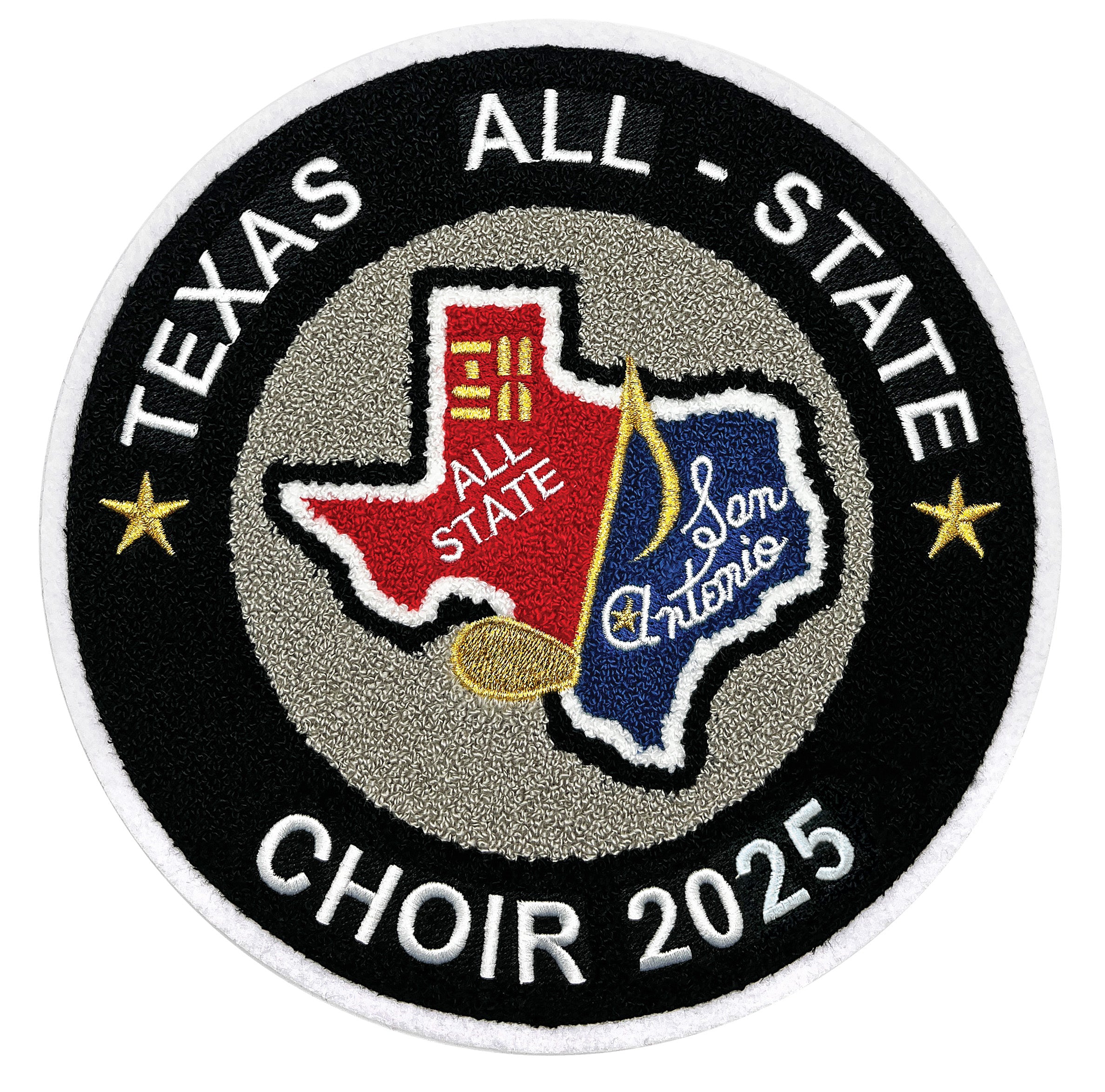 2025 TMEA All-State Patches (Chenille and Embroidered )