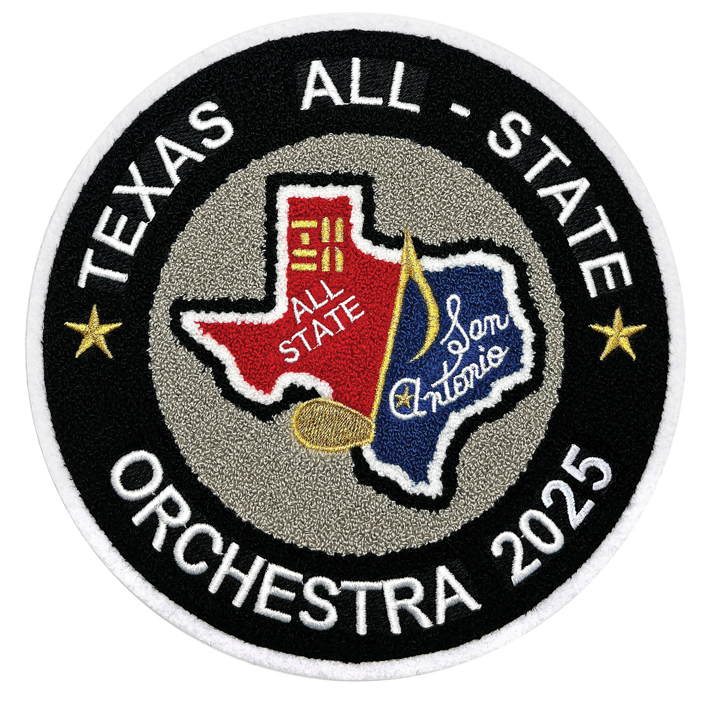 2025 TMEA All-State Patches (Chenille and Embroidered )