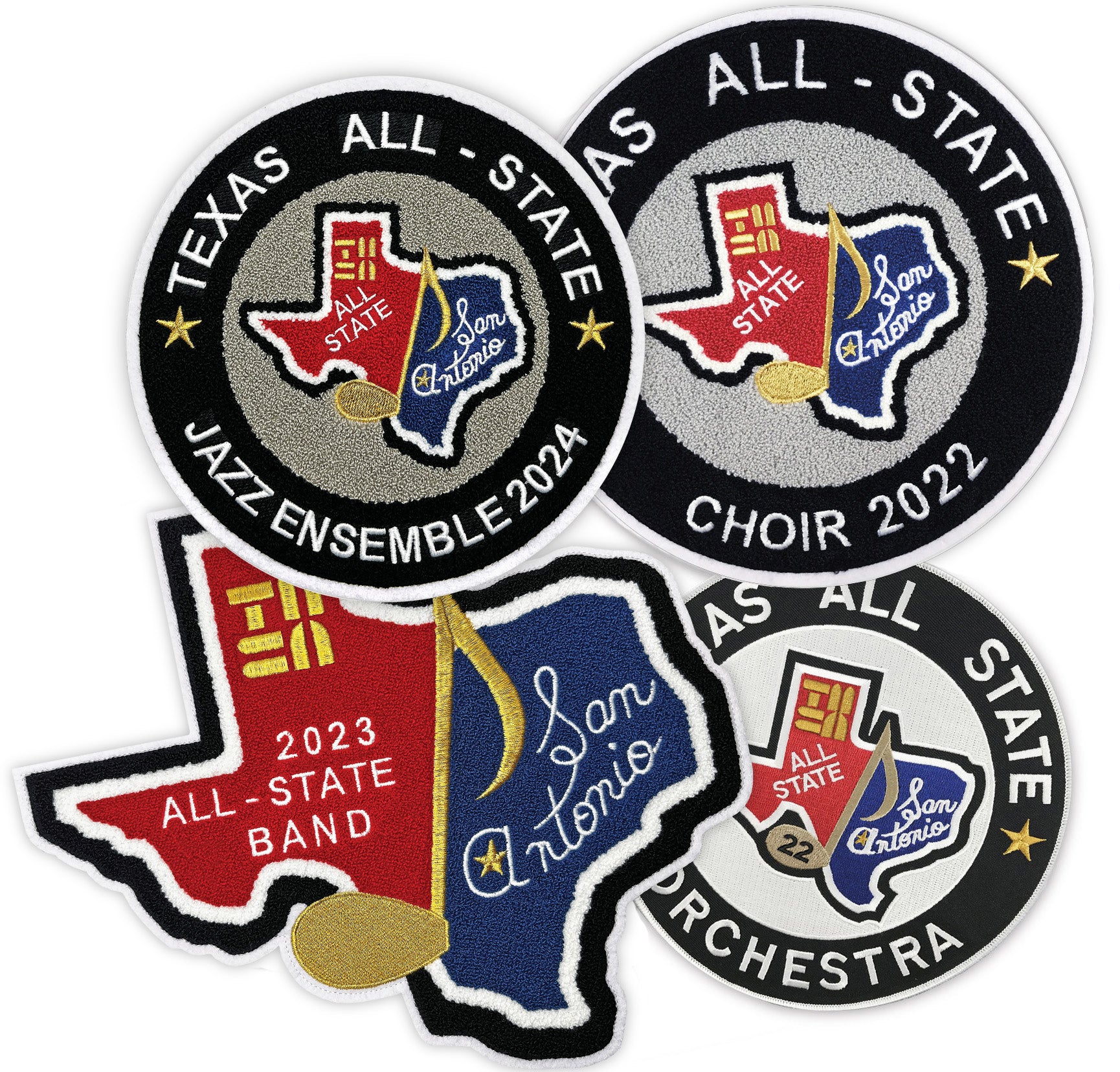 TMEA PREVIOUS YEARS - All-State Patches