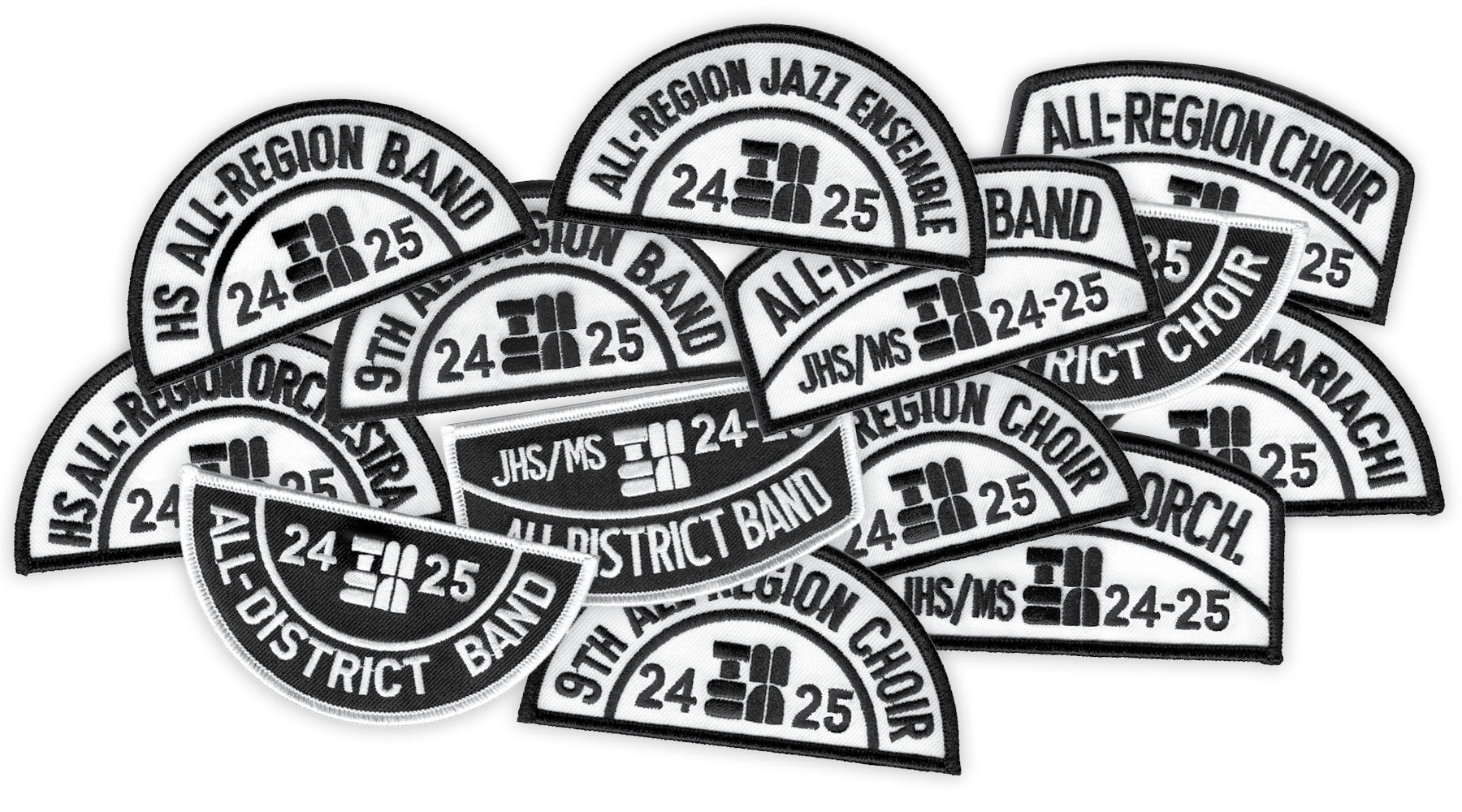 TMEA ALL-DISTRICT ALL-REGION Patches