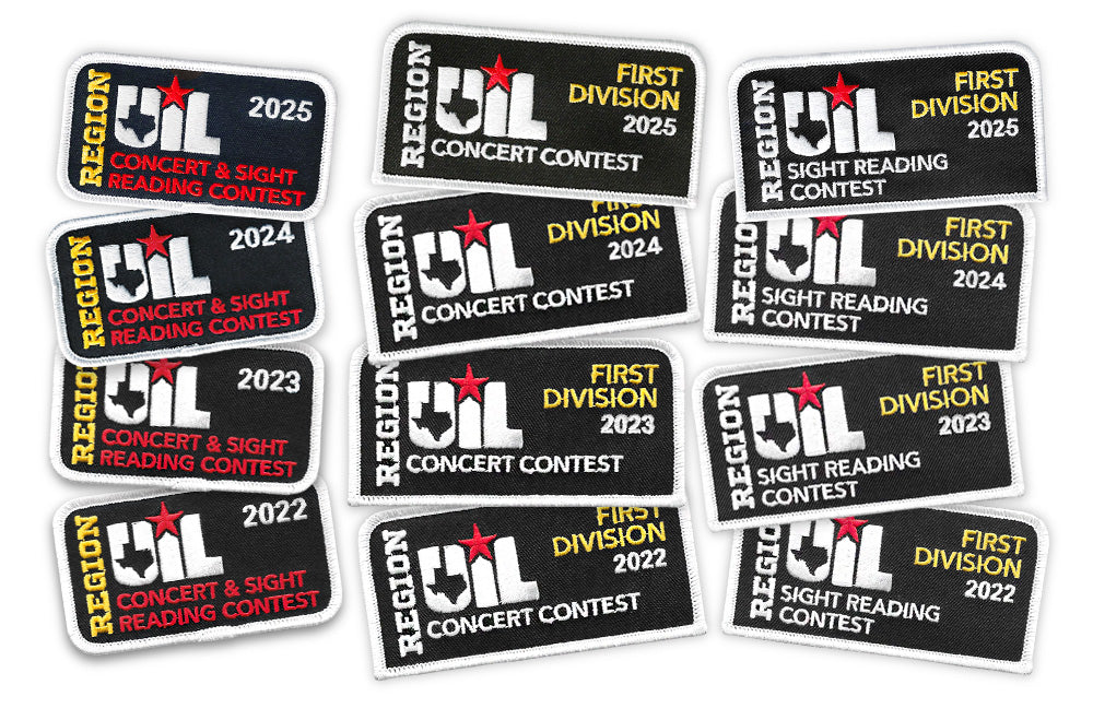 UIL Region Concert & Sight Reading Patches