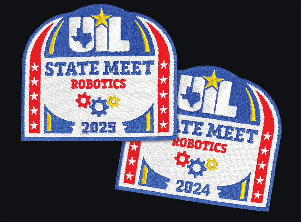 2025 and 2024 UIL Academic Patches-Robotics State Meet