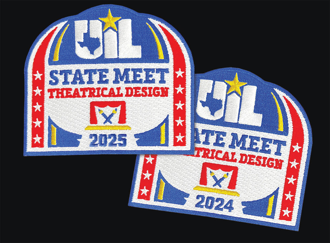 2025 and 2024 UIL State Meet Theatrical Design Patches