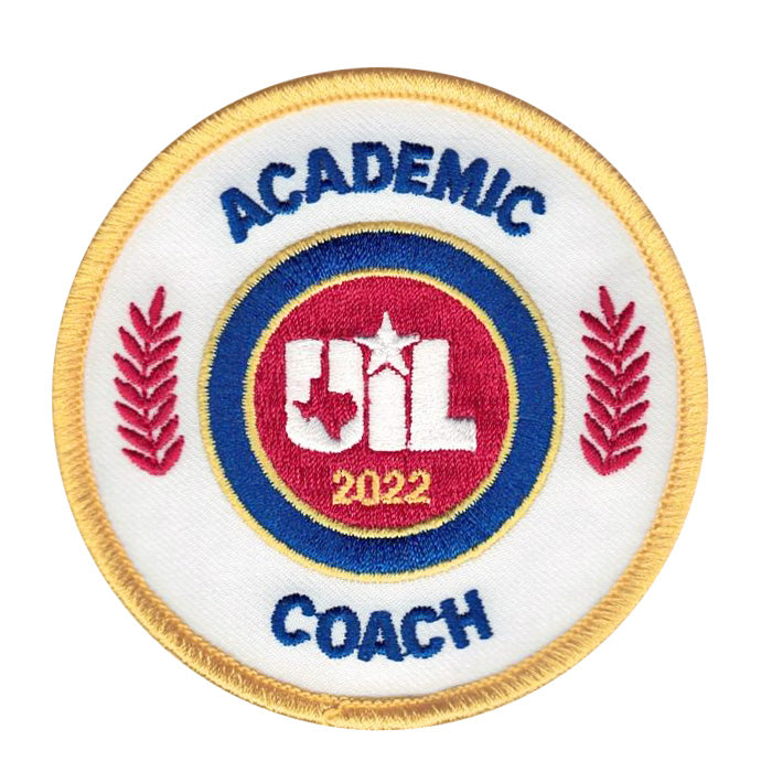 UIL Academic Coach Coordinator Patches