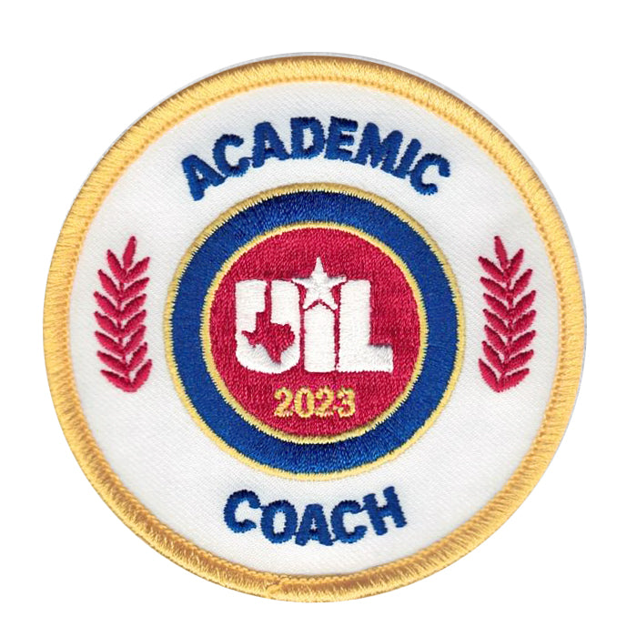 UIL Academic Coach Coordinator Patches