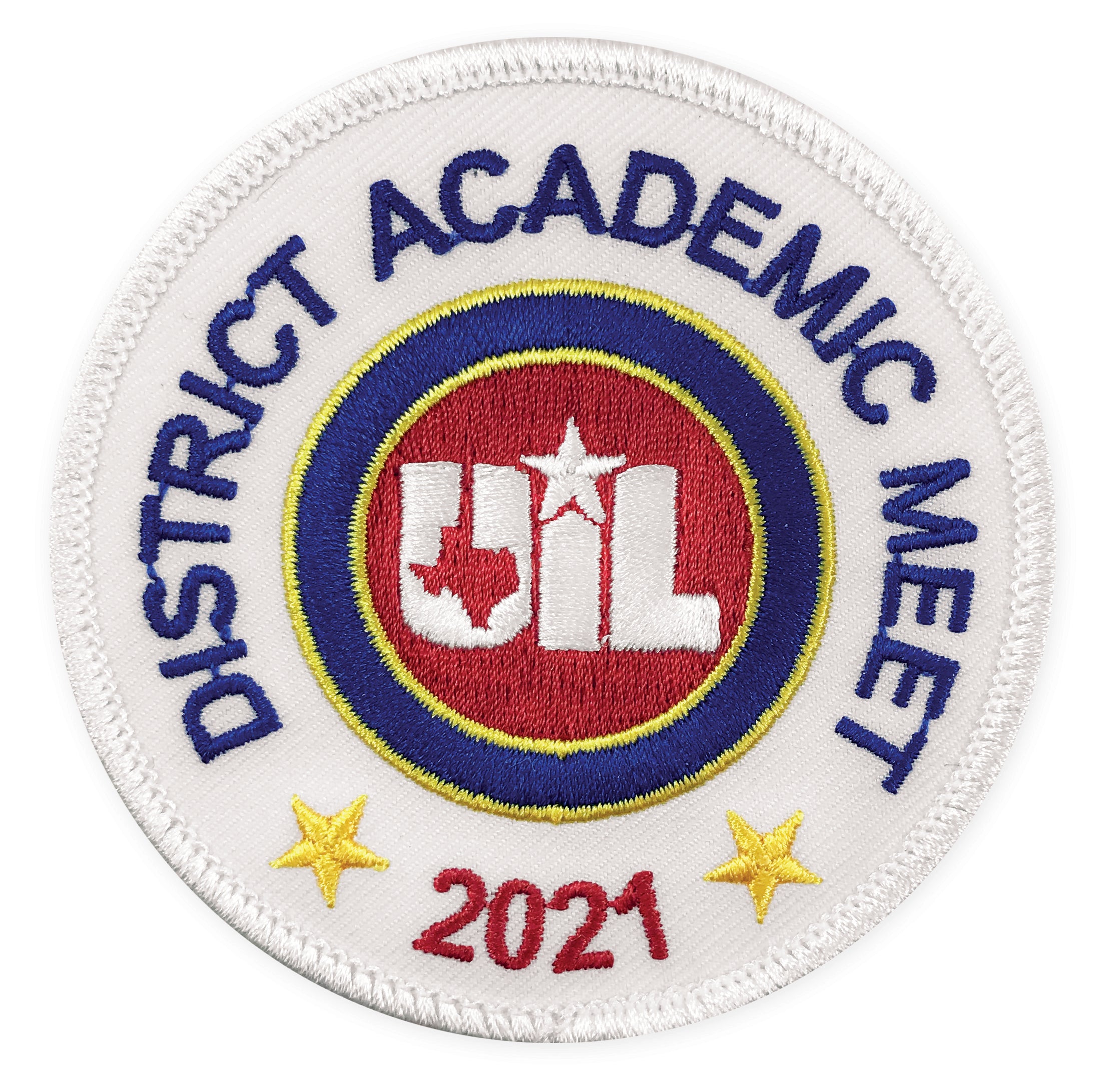 UIL Academic District and Regional Patches - 2021
