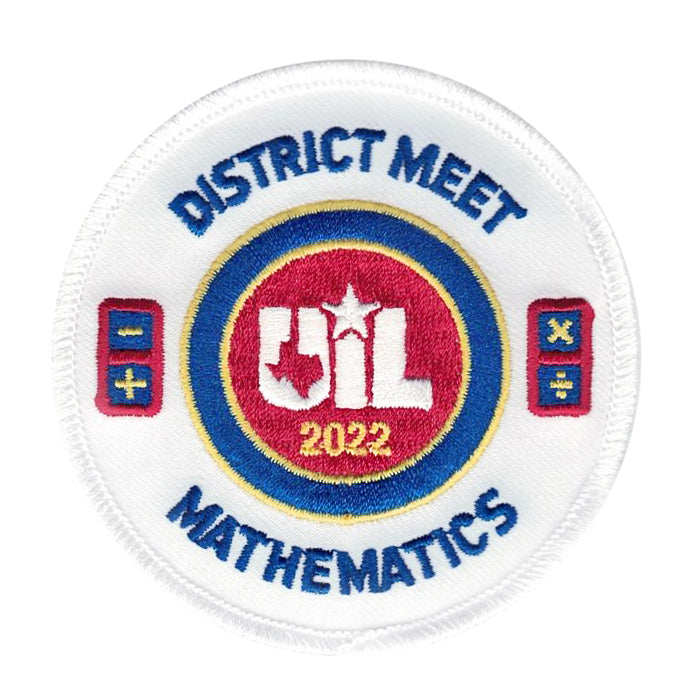 UIL Academic Patches - Events E thru M