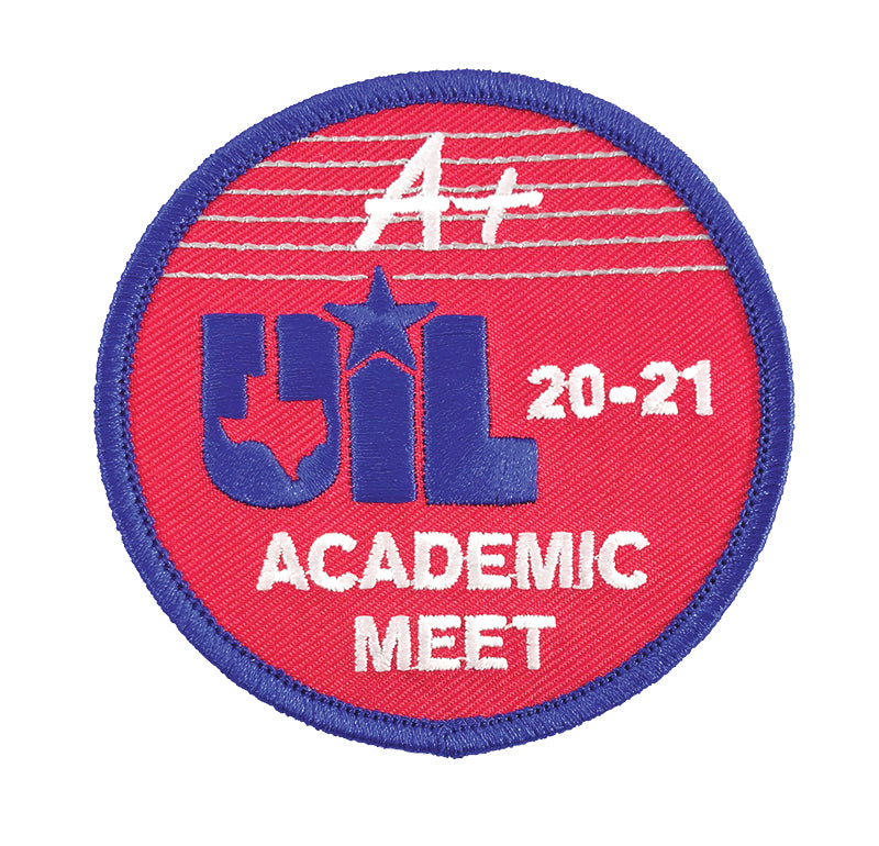 UIL A+ Academic Meet Patches