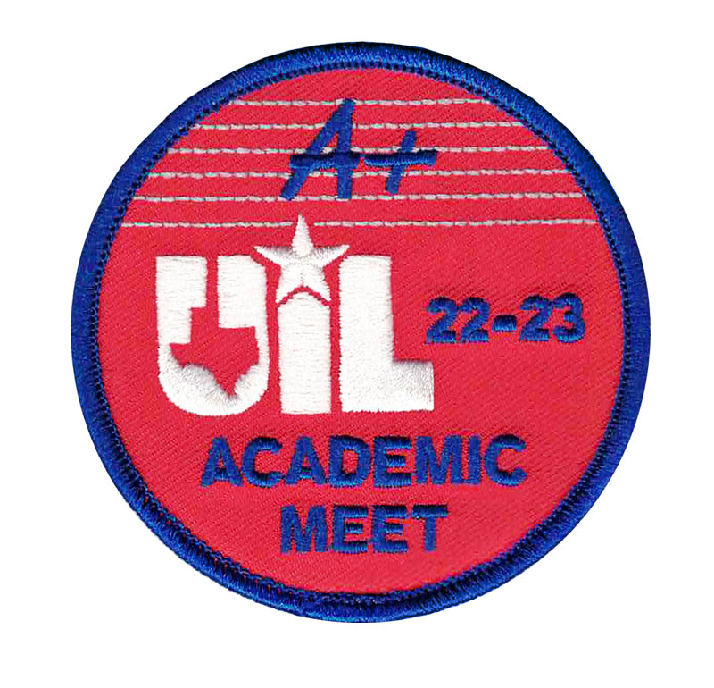 UIL A+ Academic Meet Patches